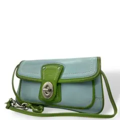 希少　coach コーチ　ショルダーバッグ　レザ　ソーホー　ターンロック　U11