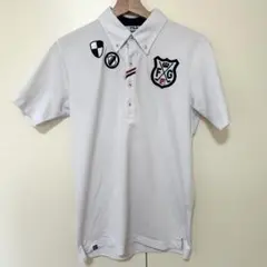 FILA ゴルフ　半袖　ポロシャツ　白　メンズ　Mサイズ