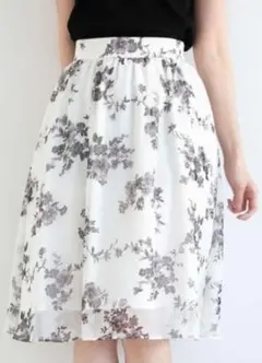 PROPORTION BODY DRESSING フラワープリントスカート　2