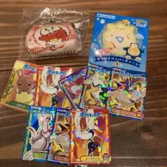ポケモングッズセット⭐︎財布とペーパーチャームとカード8枚セット