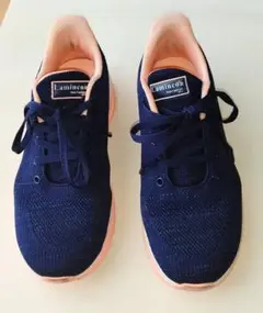 Lamincoa ネイビー エアクッション スニーカー