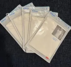 【値下げ不可】UNIQLO エアリズムキャミソール Lサイズ5枚セット ホワイト