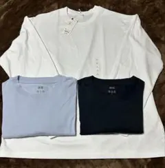 【新品】 ユニクロ エアリズム UVカット GUドライポンチ　ロンT まとめ売り