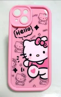 ハローキティ iPhone14スマホカバー