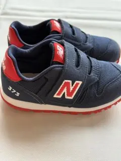 New Balance 373 ベビーシューズ ネイビー/レッド