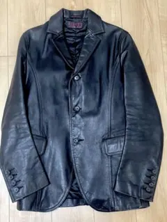 NINE HEADSナインヘッズレザージャケット黒