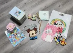 ディズニー ぬいぐるみ パスケース タオル 収納ボックス まとめ売り