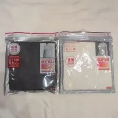 極暖HEATTECH タートルネック S ダークグレー、シームレスホワイト2枚