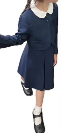【特別特価】familiar お受験ワンピース・ジャケット・ブラウス3点セット