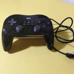 Nintendo Wii コントローラー 有線 黒