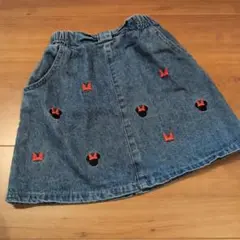 デニム スカート　ミニー　120