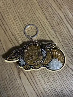 ポケモン イーブイ ラインストーン キーホルダー