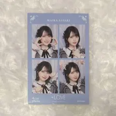 佐々木舞香 4カット フォトカード vol.2 イコラブ ＝LOVE - メルカリ