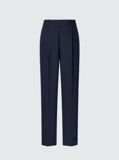 ユニクロ　感動タックパンツ/丈長め　69Navy XXL