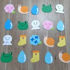 吊るし飾り　梅雨　6月
