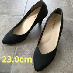 【23.0cm】シフォンフィット　ChiffonFit黒パンプスのサムネイル