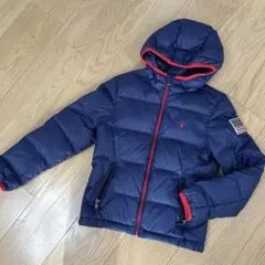 美品　ラルフローレン ダウンコート フード付き　140