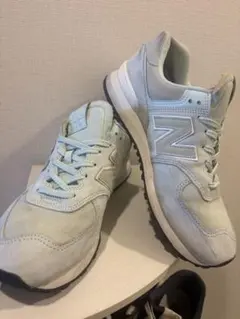 New Balance 574 スニーカー ライトブルーのサムネイル