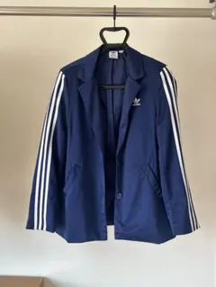 adidas テーラードジャケット ネイビーのサムネイル