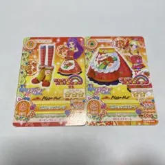 アイカツカード ☆ピザハット☆ シューズ＆スカートセット