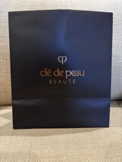 cledepeau クレドポーボーテ 紙袋　透明ロゴ入りショッパー＆コットン付き