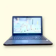 Fujitsu ノートパソコン Windows11 オフィス付き 爆速SSD搭載 - メルカリ