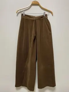 GALLARDAGALANTE ブラウン ワイドパンツ コーデュロイ風