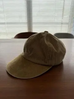 コーデュロイキャップ