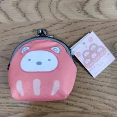 すみっコぐらし がま口ポーチ だるま シロクマ