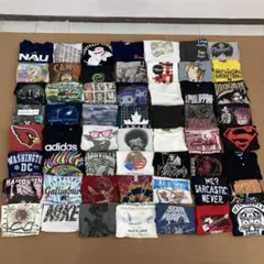 X1 アメリカ古着ブランドミックスTシャツ56着セットまとめ売りアフリクション