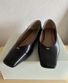 美品箱付き]PICHE ABAHOUSE ソフトバブーシューズ 黒24.5 - メルカリ