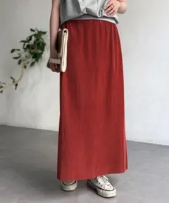 プリーツナロースカート