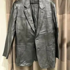 レザー ジャケット　黒　羊革