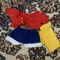 着せ替えぬいぐるみ服　20cm ワンピース　ルフィ