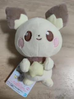 新品未使用　 ポケモンポケピース ぬいぐるみStarryNight　ピチュー