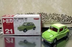 トミカ赤箱21富士重工スバル360(日本製) ややタンポ薄れあり。 - メルカリ