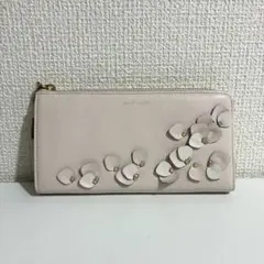 美品✨JILLSTUART 長財布 フラワーモチーフ ビジュー ピンクのサムネイル