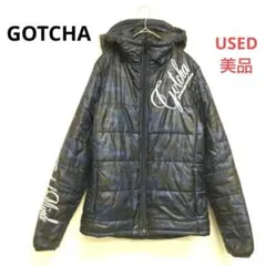 GOTCHA ガッチャ ダウンジャケット ネイビーｘブラック 迷彩