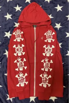 stussy ステューシー　ワールドツアー　スウェット　ジップ　パーカー