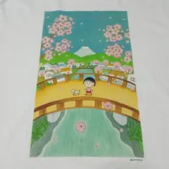 VANS Tシャツ Lサイズ ホワイト バックプリント ちびまる子　さくらももこ