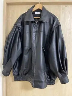 CIAOPANIC TYPY　フェイクレザー2WAYスタンドブルゾン