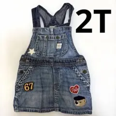Polo Ralph Lauren デニム ジャンバースカート 2T