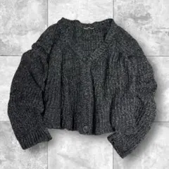 Deuxieme classe アゼ カーディガン シルク リネン 日本製 短丈