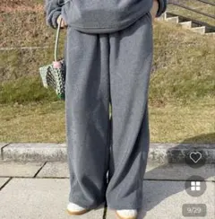 ✴︎にゃん様専用✴︎ドローストリングウォームフリースイージーパンツ ヌグ