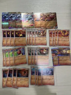 インフェルノX メガリザードンex RR 進化ライン　デッキパーツ