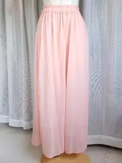 シフォンパンツ ワイドパンツ ガウチョパンツ フレアパンツ スカーチョ