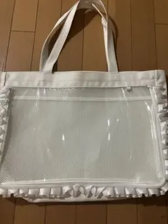 DAISO ダイソー 推し活トートバッグ 痛バッグ 痛バ A3 ホワイト