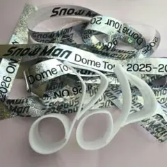 【匿名発送】Snow Man ON 銀テープ 音符