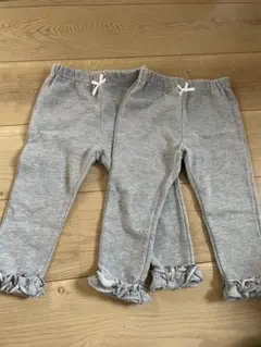 フリルズボン　90 双子セット売り