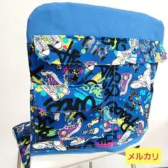 460チェアカバーと防災頭巾カバーサッカーゴム交換可能　匿名配送 460チェアカバーと防災頭巾カバー☆サッカー☆ゴム交換可能匿名配送